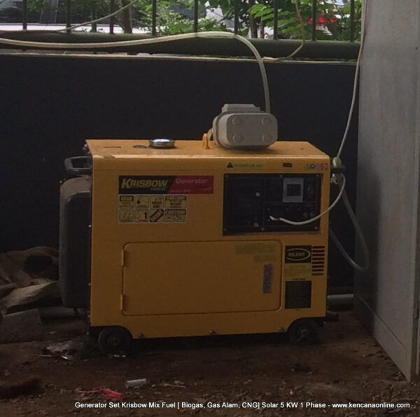 Genset 5 KW Hibrid Gas Alam Diesel (5)